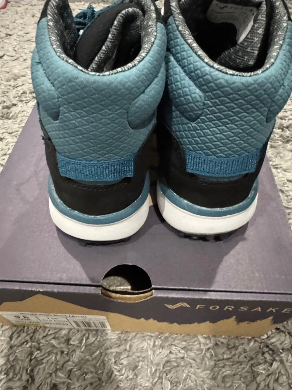 Forsake Women's Black Teal Athletic Boots